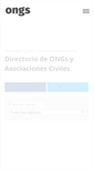Mobile Screenshot of ongs.com.mx